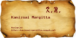 Kanizsai Margitta névjegykártya